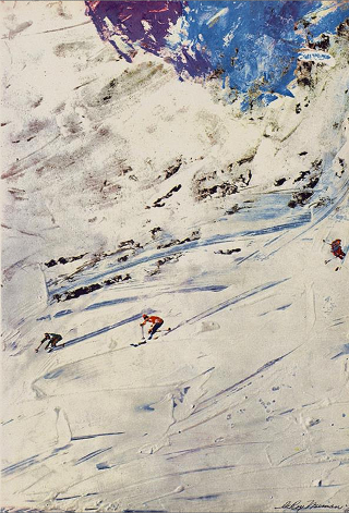 Illustration for article titled Squaw Valley and the 1960 Winter Olympics in Paintings